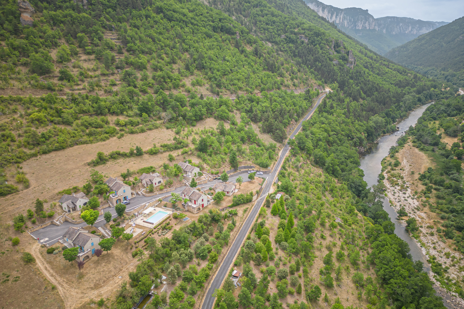 Gorges du tarn Les vignes Lozere